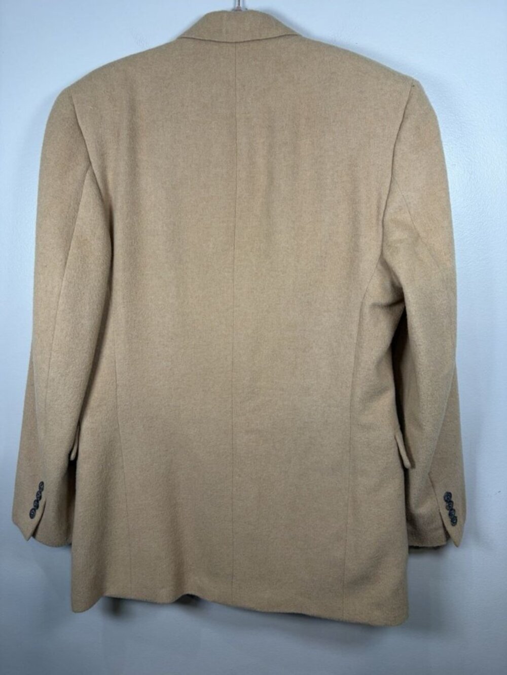 Jos. A. Bank 100% Camel Hair Sport Coat Blazer Men's 44R Camel 2 Button - Picture 8 of 11